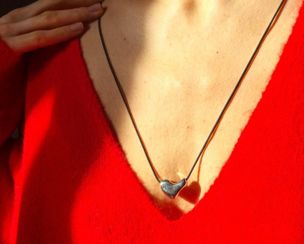Heart Small Silver Necklace